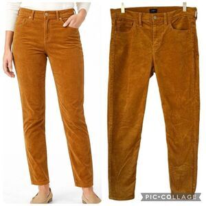 J. Crew Golden Brandy Mid Rise Skinny Corduroy Stretch 5-Pocket Pants Women Sz29